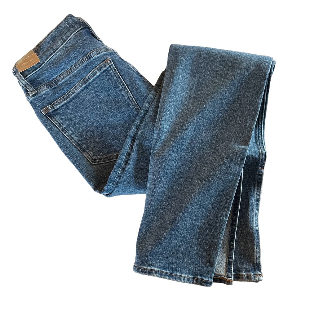 NWT - Madewell, Mid-Rise Stovepipe Jeans: Slit-Hem sz. 27